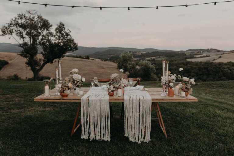 Wedding in Tuscany Mise en place by emma e andrea